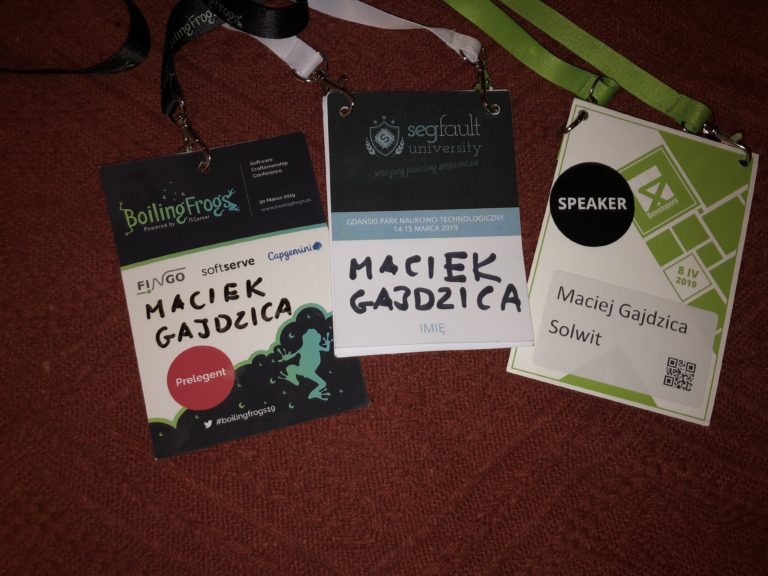 Wiosenne konferencje – SegFault University, Boiling Frogs i 4Developers