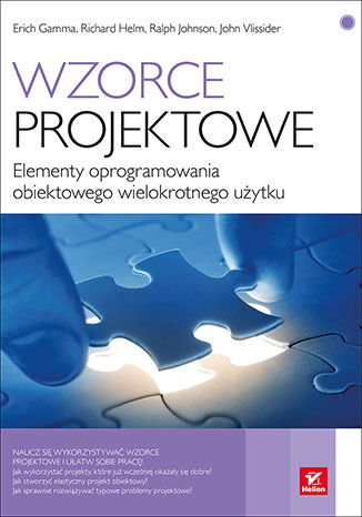 Okładka książki/ebooka Wzorce projektowe. Elementy oprogramowania obiektowego wielokrotnego użytku
